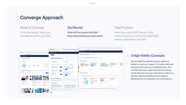 Round 2 — Three High-Fidelity Concepts